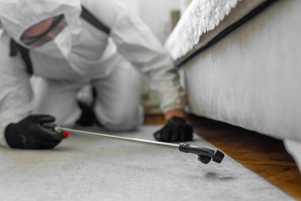 Professional Mosquito Control technician working in Marine City, MI